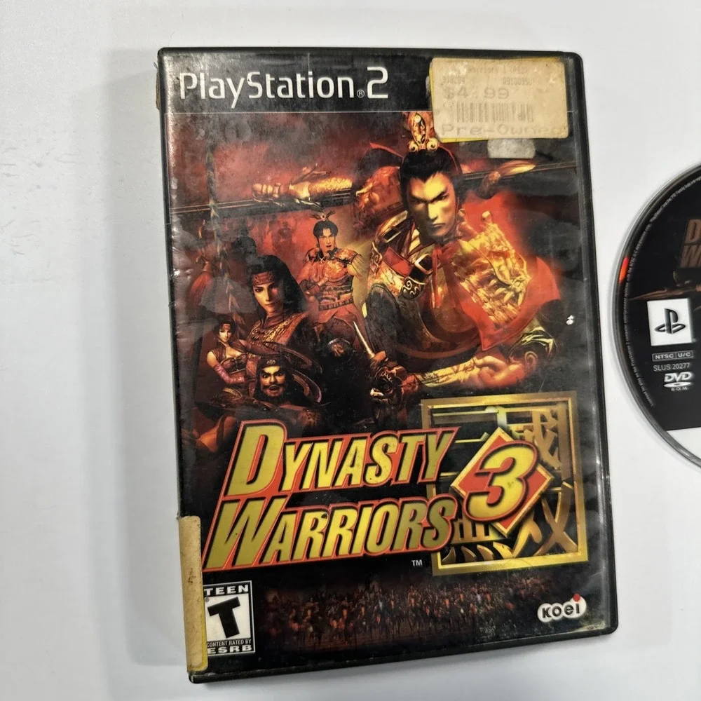 Dynasty Warrior 3 - Sony PlayStation 2 Tested Working Case And Game